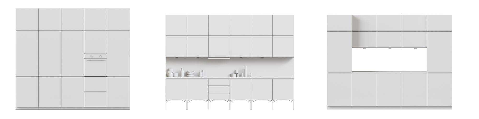 Compact single wall kitchen design layout options