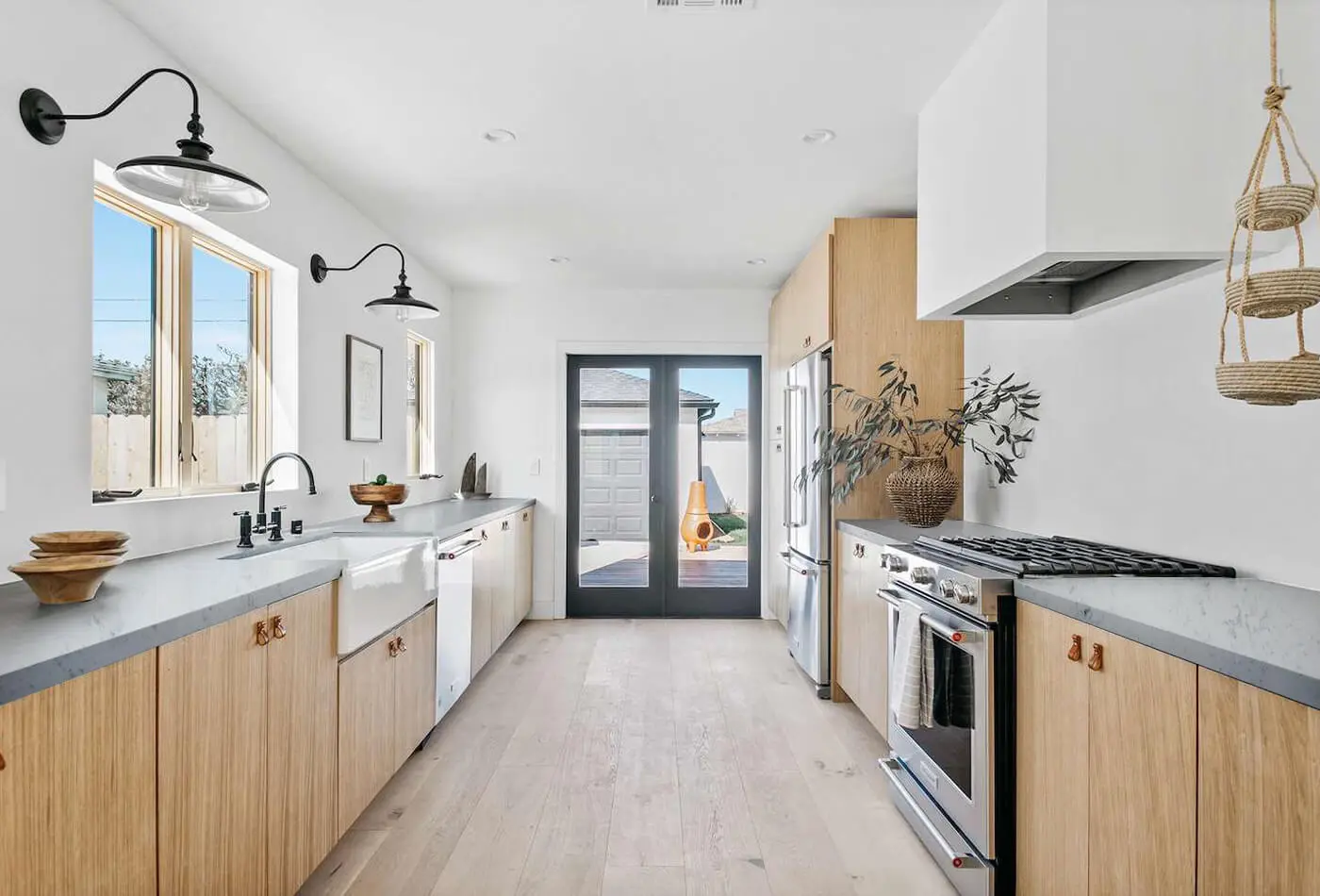 Double Wall Parallel Galley Design