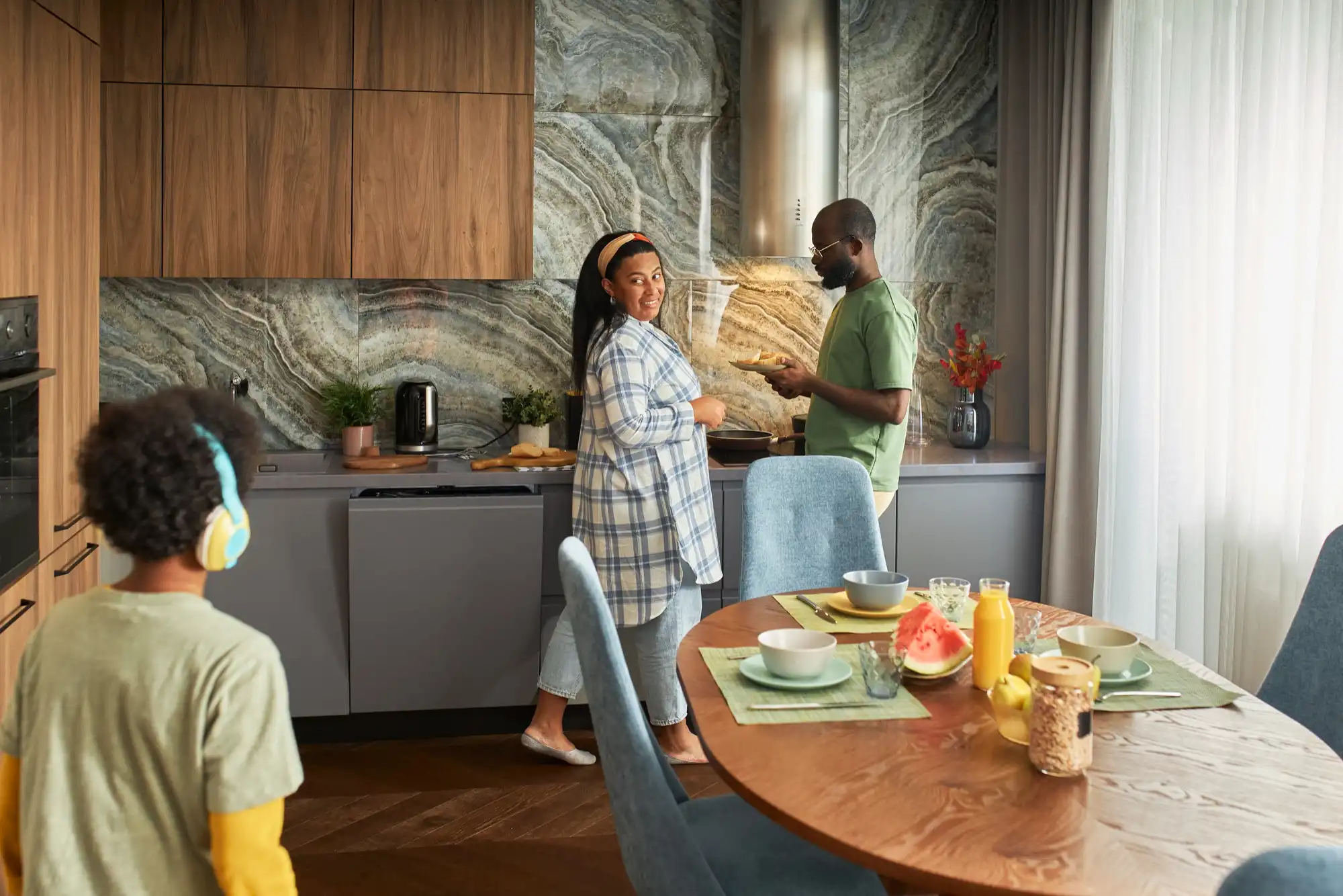 Flexible Furniture, Multi Use Surfaces, Open Kitchen Ideas