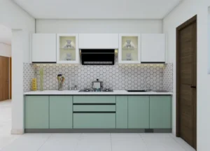 مطبخ مستقيم للمساحات الصغيرة: أفكار تصميم مطابخ عصرية مستقيمة للمنازل الصغيرة