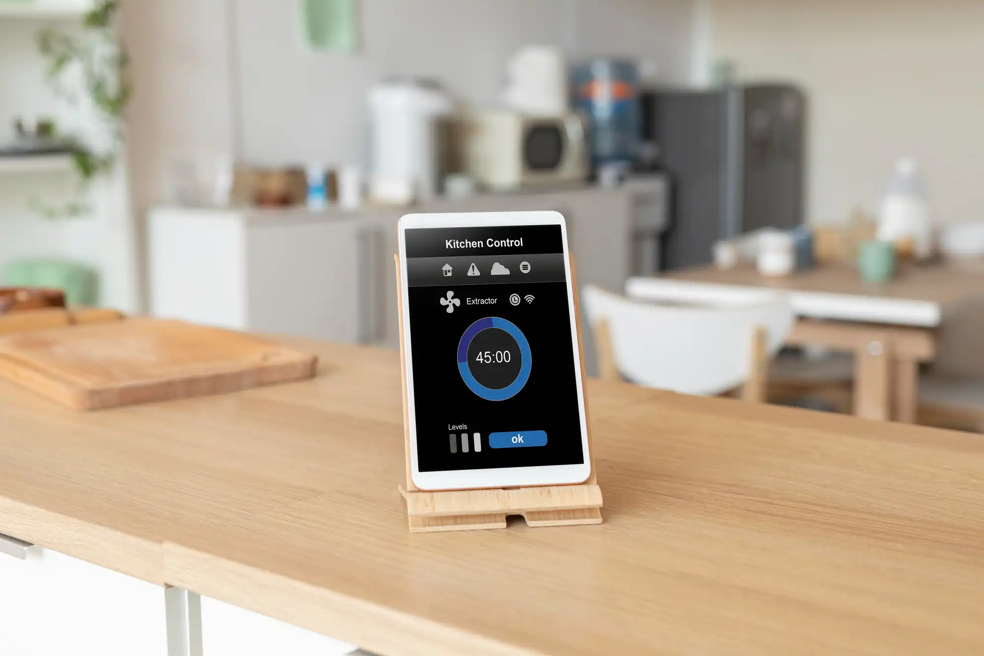 Technology, Smart Home Integration, Open Kitchen Ideas