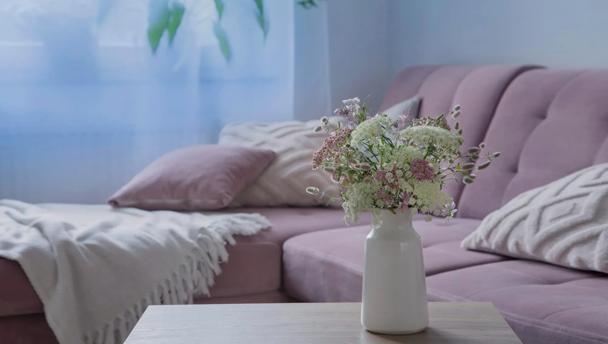 Dusty Lilac, Living Room Color Ideas