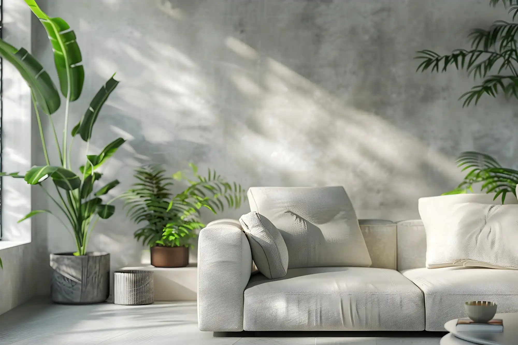 Add Greenery to Balance Gray, Gray Living Room Ideas Add Greenery to Balance Gray, Gray Living Room Ideas