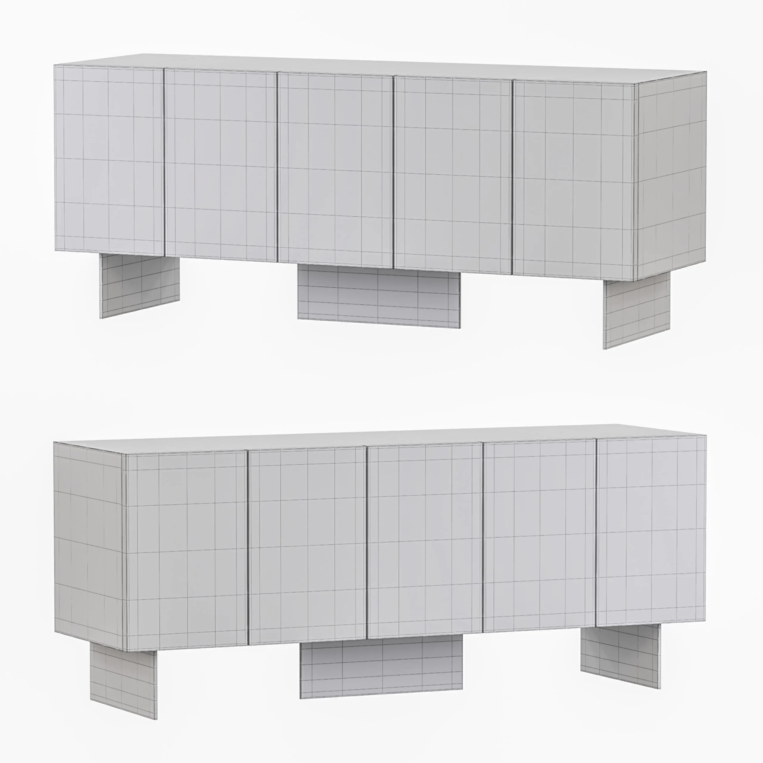 Dark base cabinets with built in oven wall design