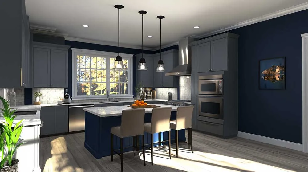 Navy Blue Wall Color, The Best Wall Color for Grey Kitchens Navy Blue Wall Color, The Best Wall Color for Grey Kitchens