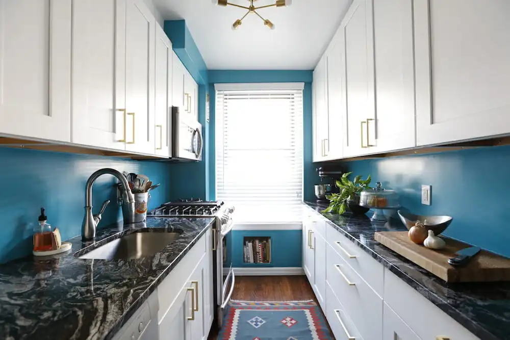 Ceiling Height Storage Design, Galley Kitchen Design Ideas