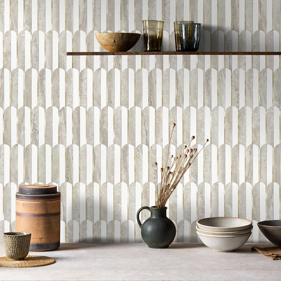 Laminate, Peel and Stick, Kitchen Backsplash Materials