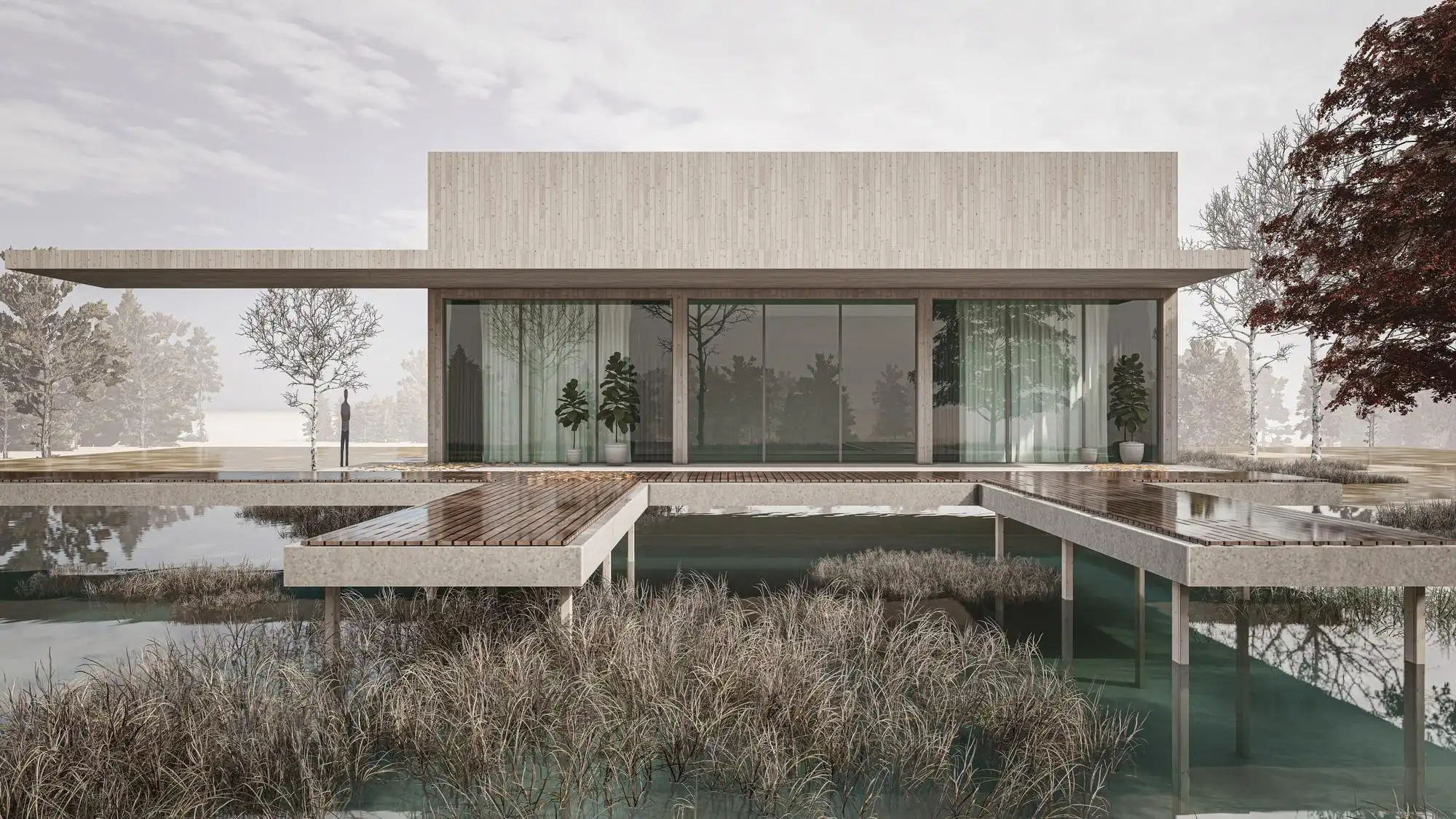 تصميم خارجي بسيط، تصميم فيلا حديثة