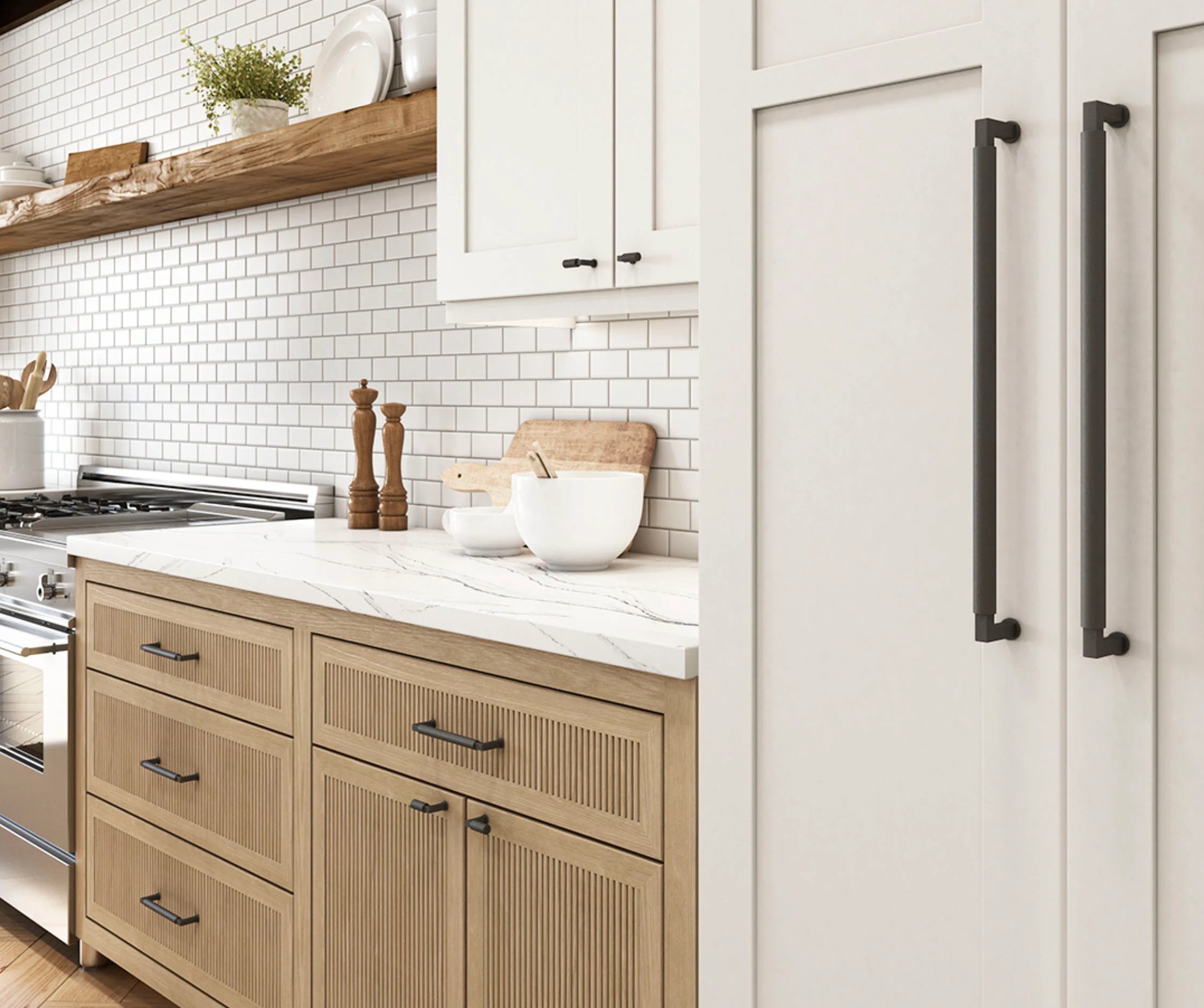 Mix Knobs and Pulls for a Designer Look, Kitchen Cabinet Hardware Ideas