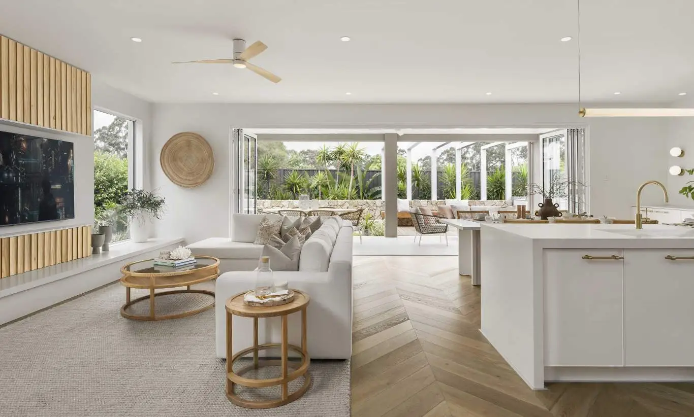 Raised Floor or Ceiling Design, Separate Kitchen and Living Room