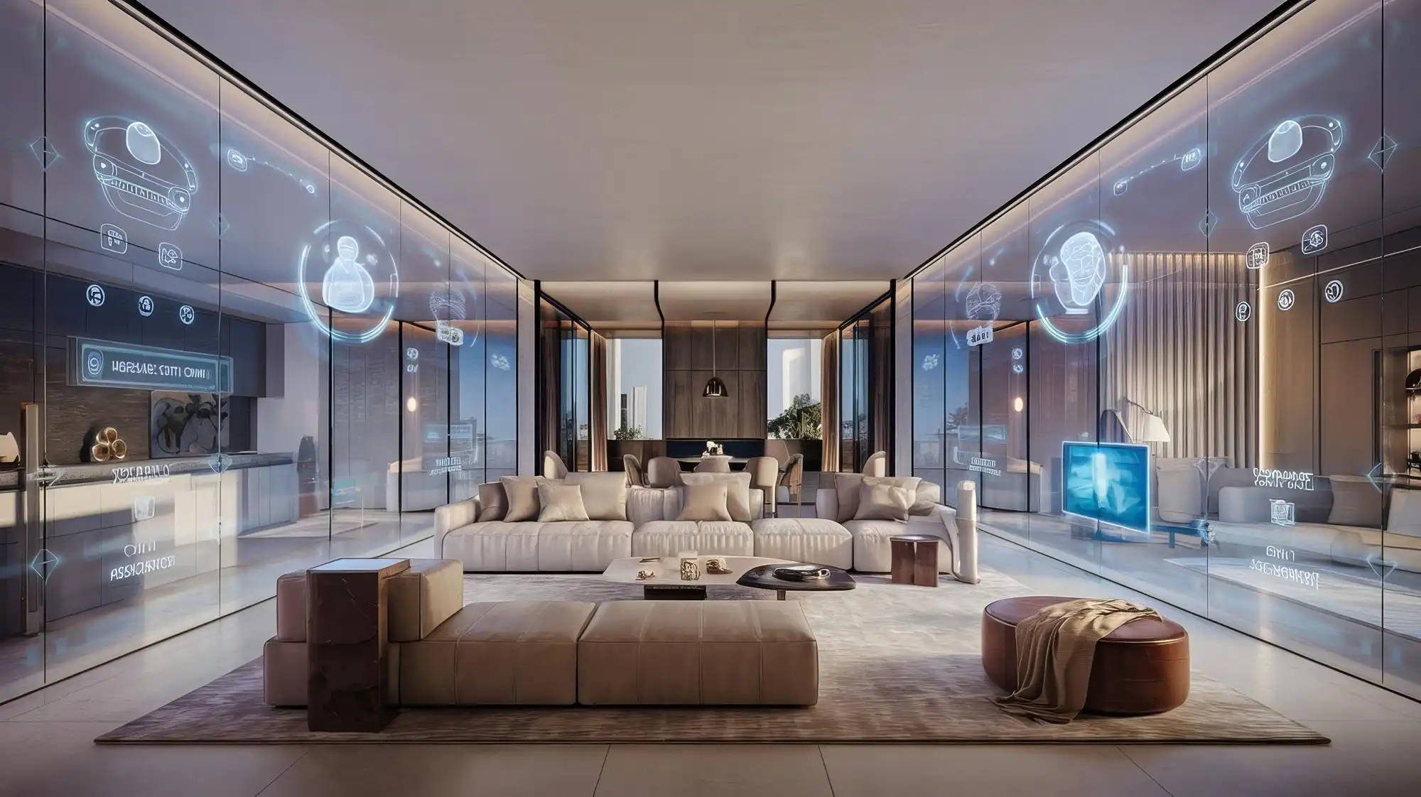 تكامل المنزل الذكي، تصميم الفيلا الحديثة