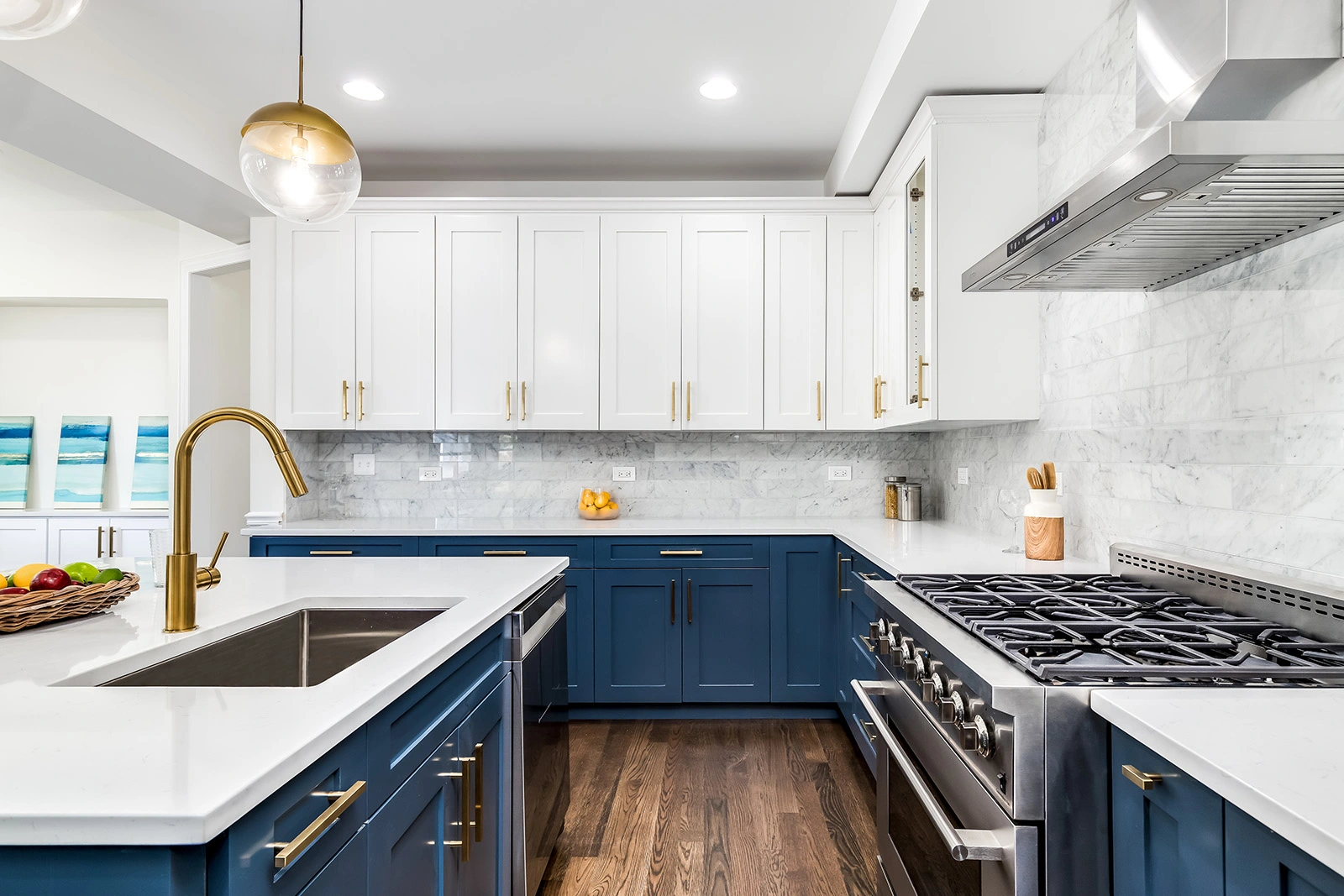 Thermofoil cabinet finish smooth white modern kitchen