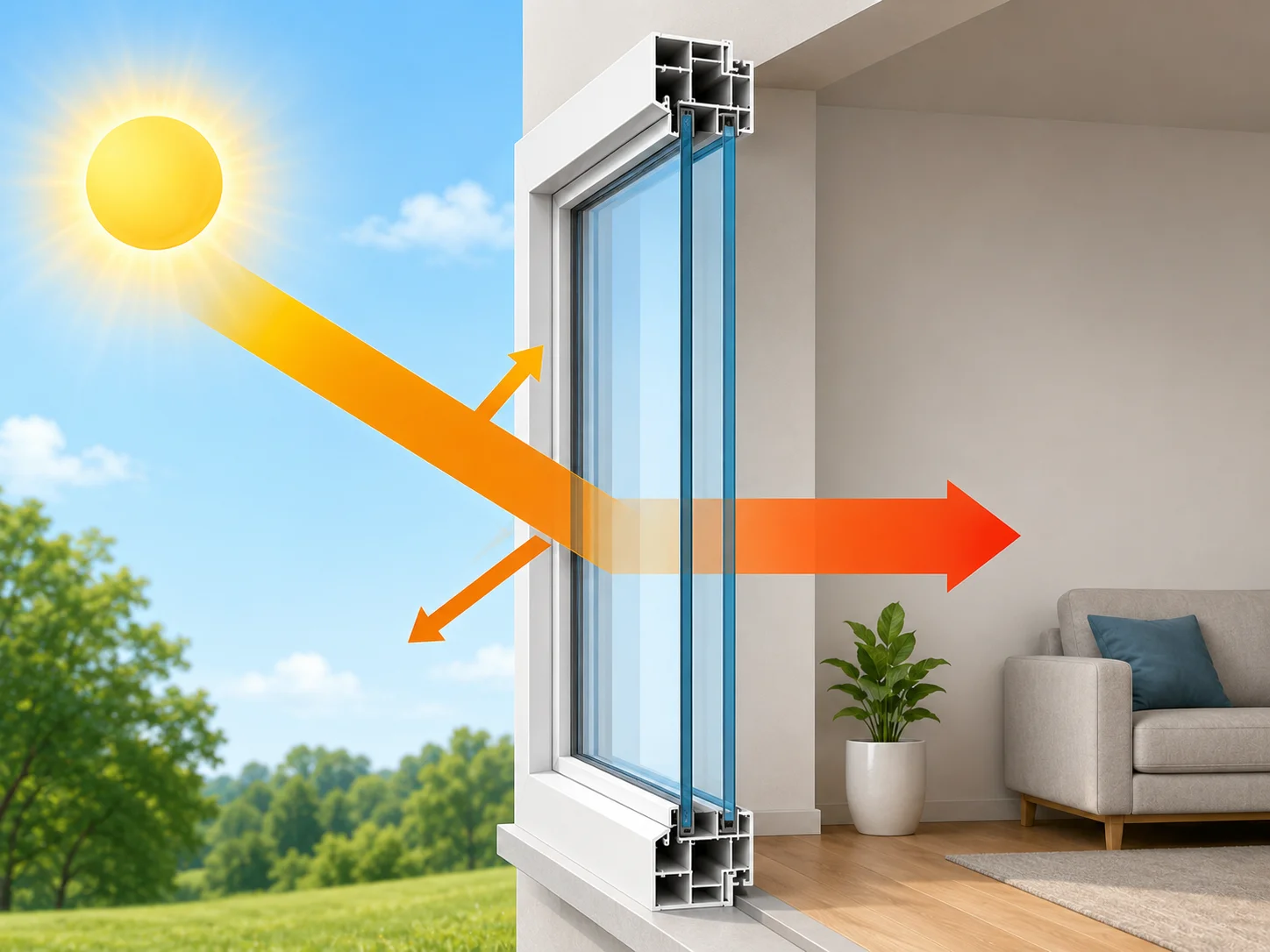 High performance residential windows for energy savings High performance residential windows for energy savings